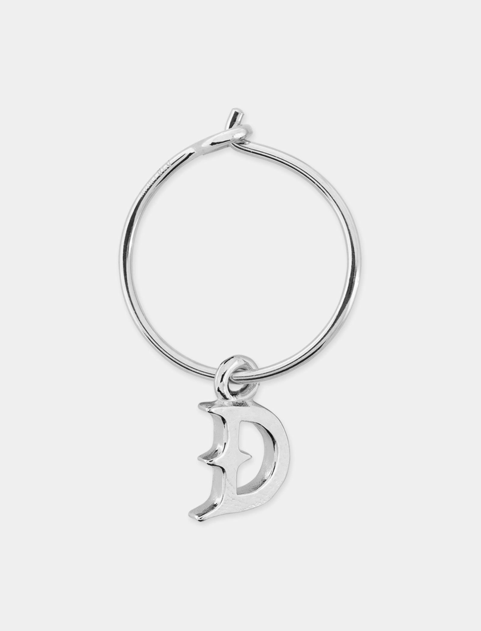 Alphabet Hoops Silver