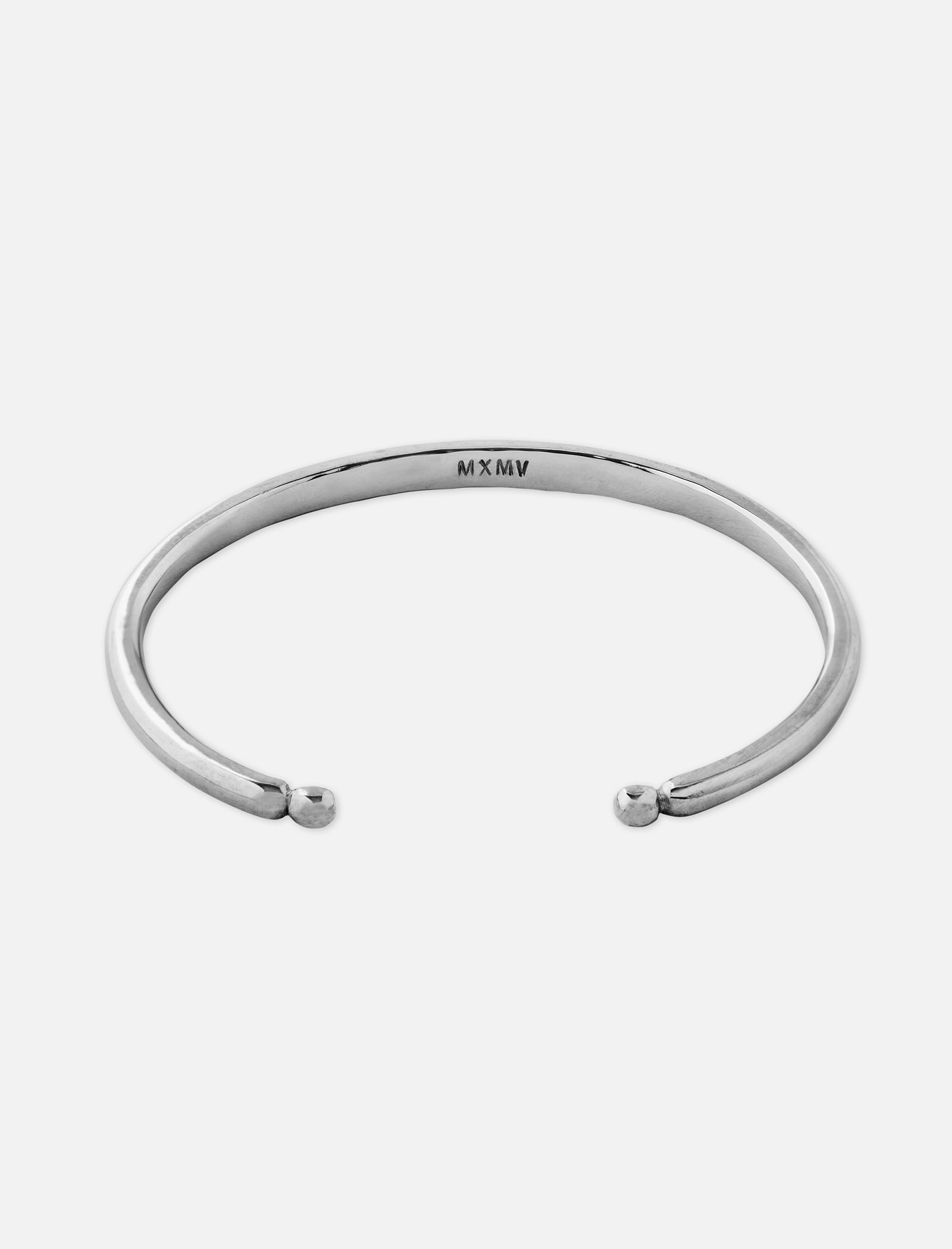 The Kingston Stone Bangle Silver