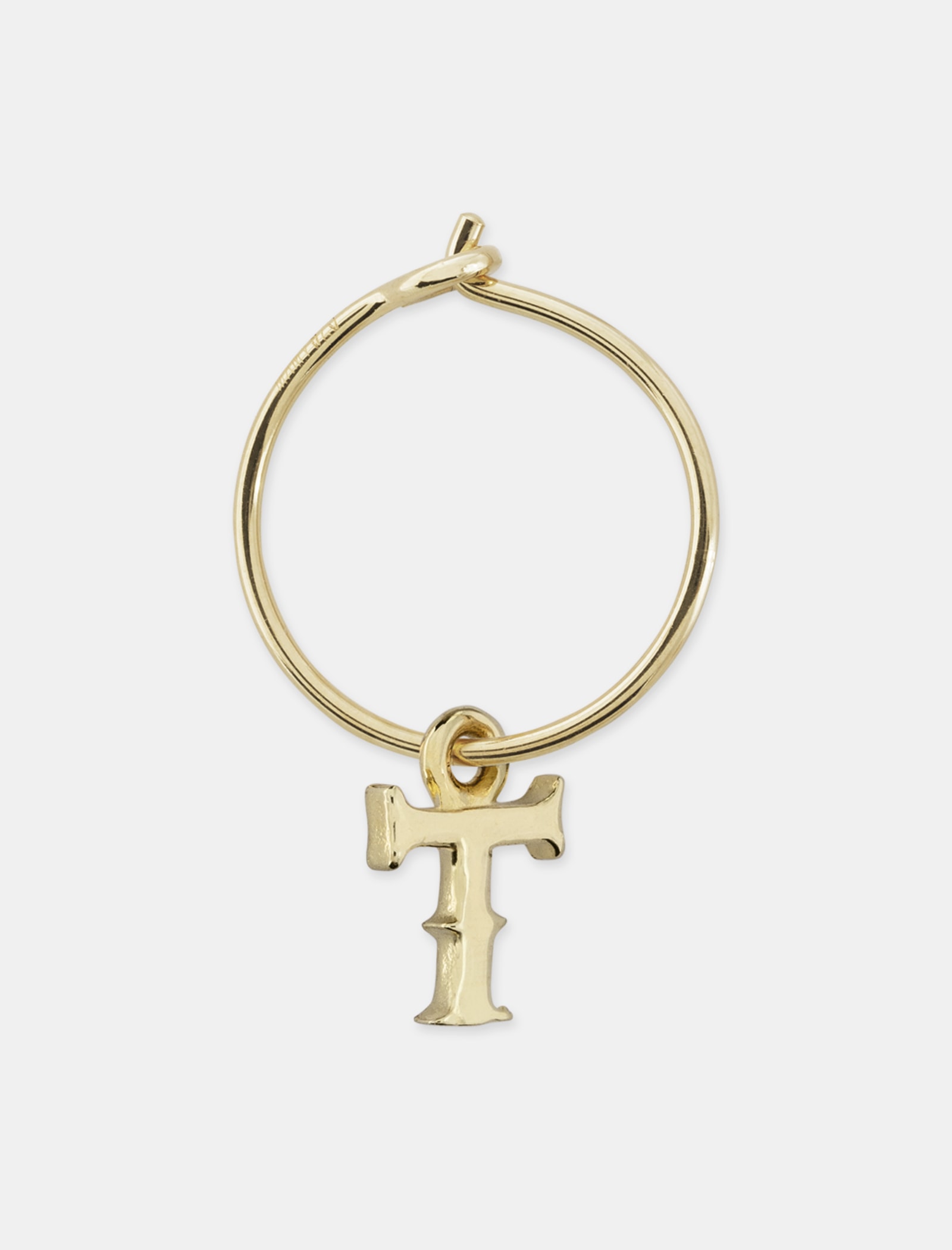 Alphabet Hoops 14k