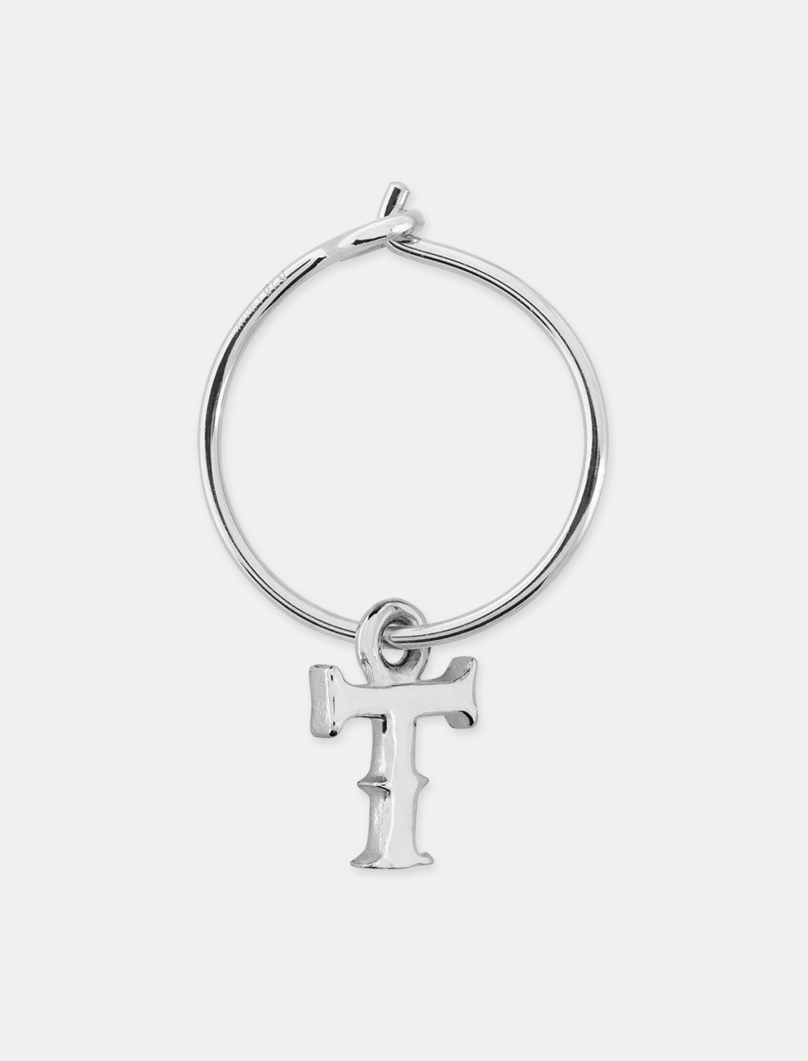 Alphabet Hoops Silver