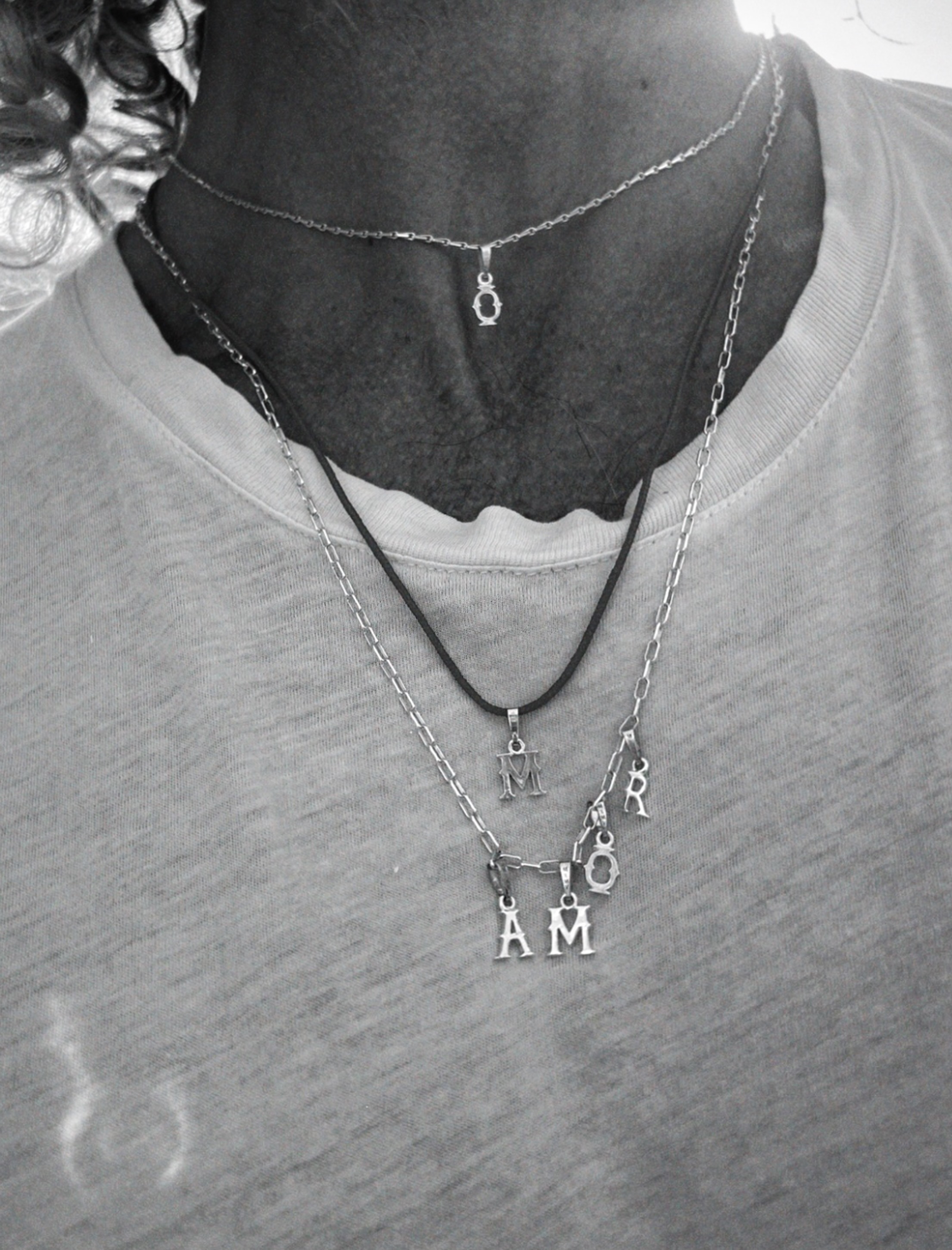 Alphabet Pendants Silver