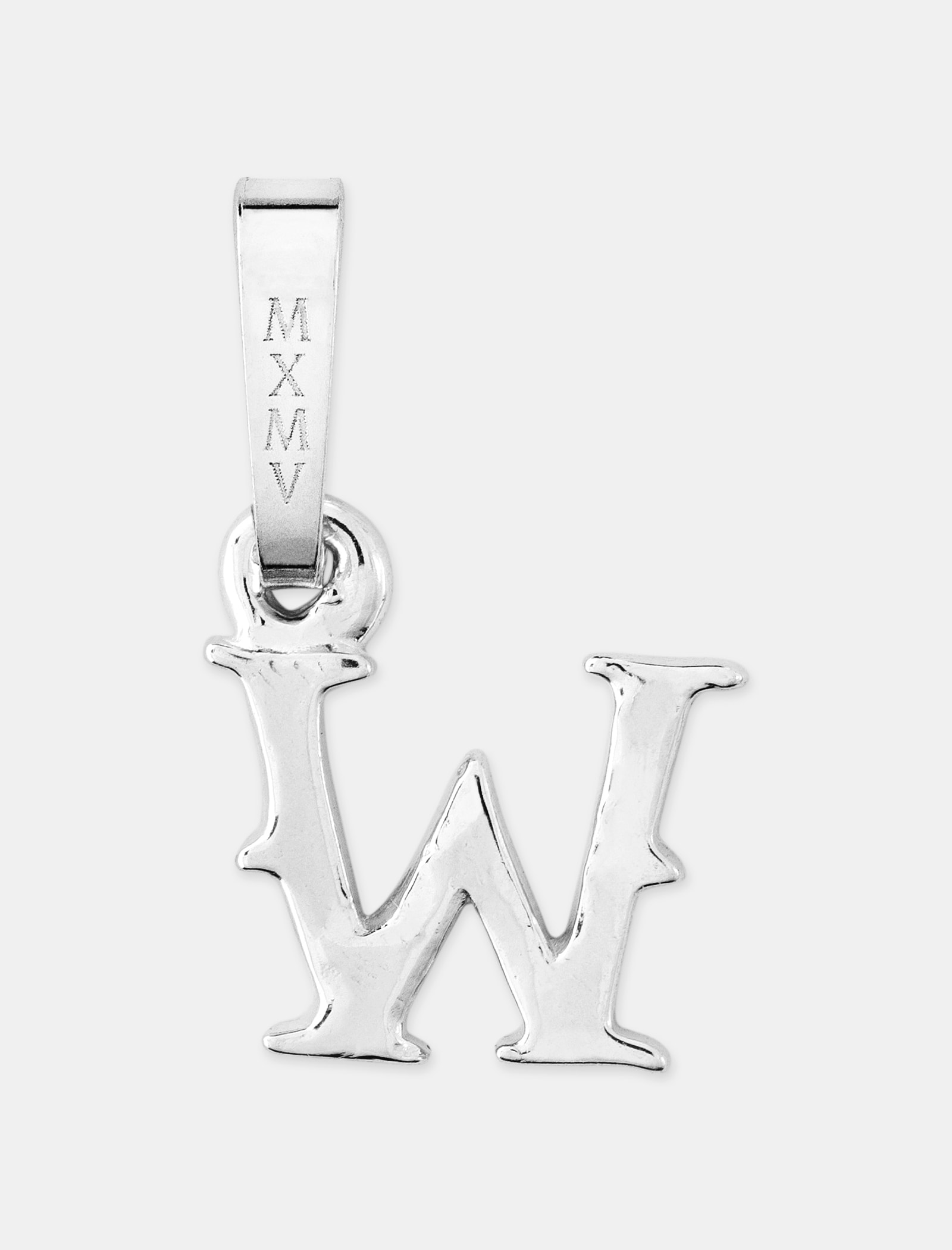 Alphabet Pendants Silver