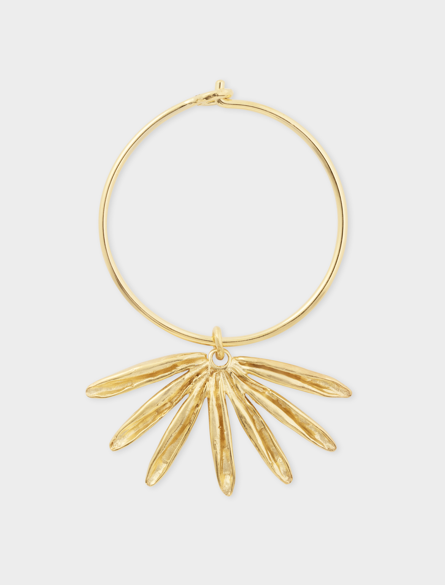 Sun Siren Hoop Gold